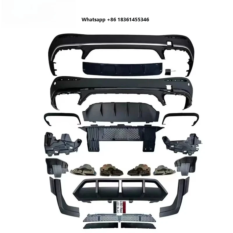 X254 GLC Facelift Rear Bumper New Auto Parts Upgrade with Plastic Material Condition New