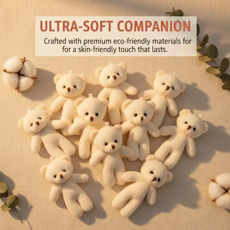 Image of Mini Plüsch-Kartonbär Handgemachtes DIY-Zubehör-Set für Mädchen Geschenktüte Party-Favoriten Kollektion Bestseller