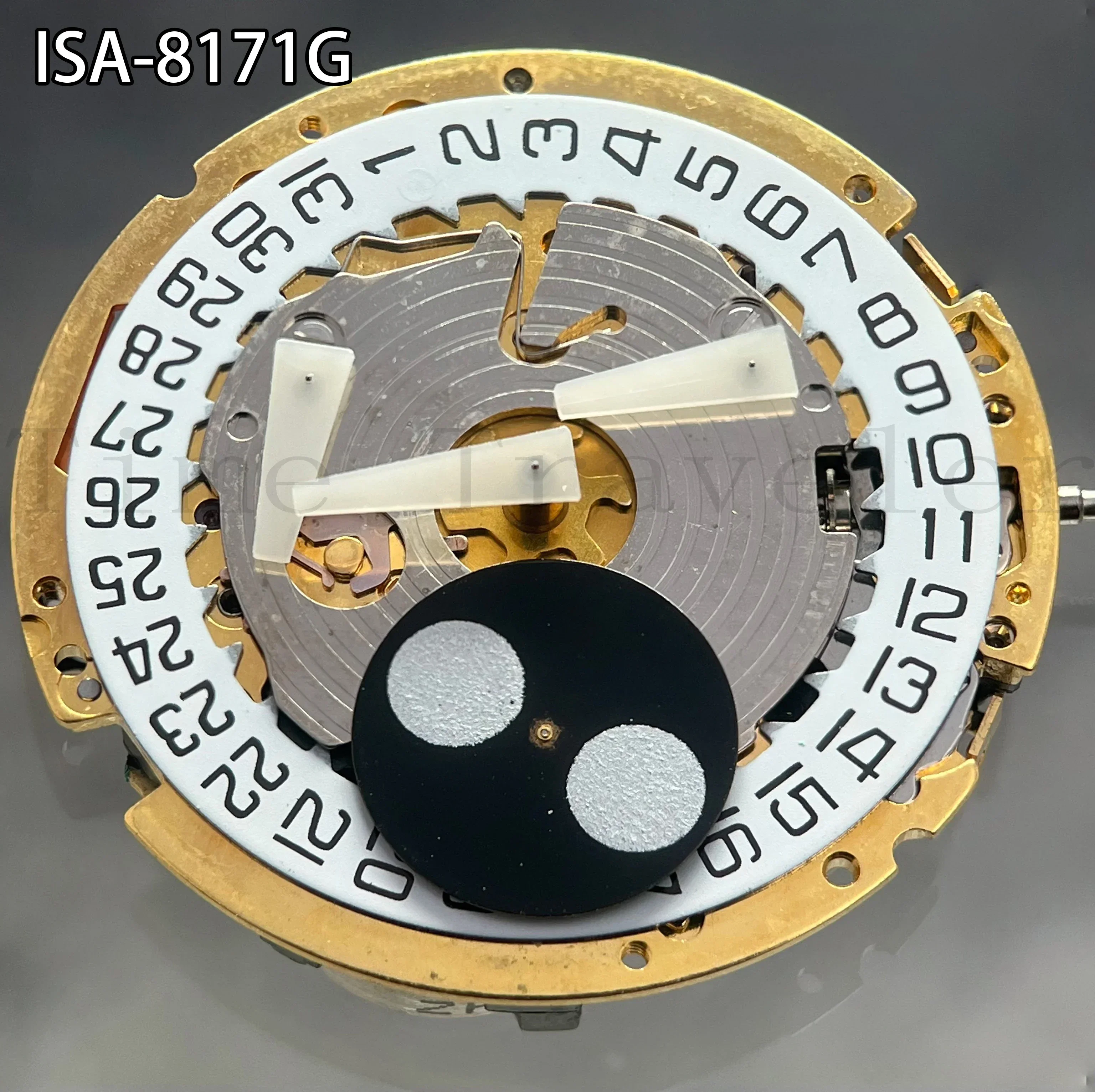 Watch Movement Accessories Genuine ISA 8171 Quartz Calibre Four-o\'clock Calendar Multifunctional Quartz Movement Watch Repair