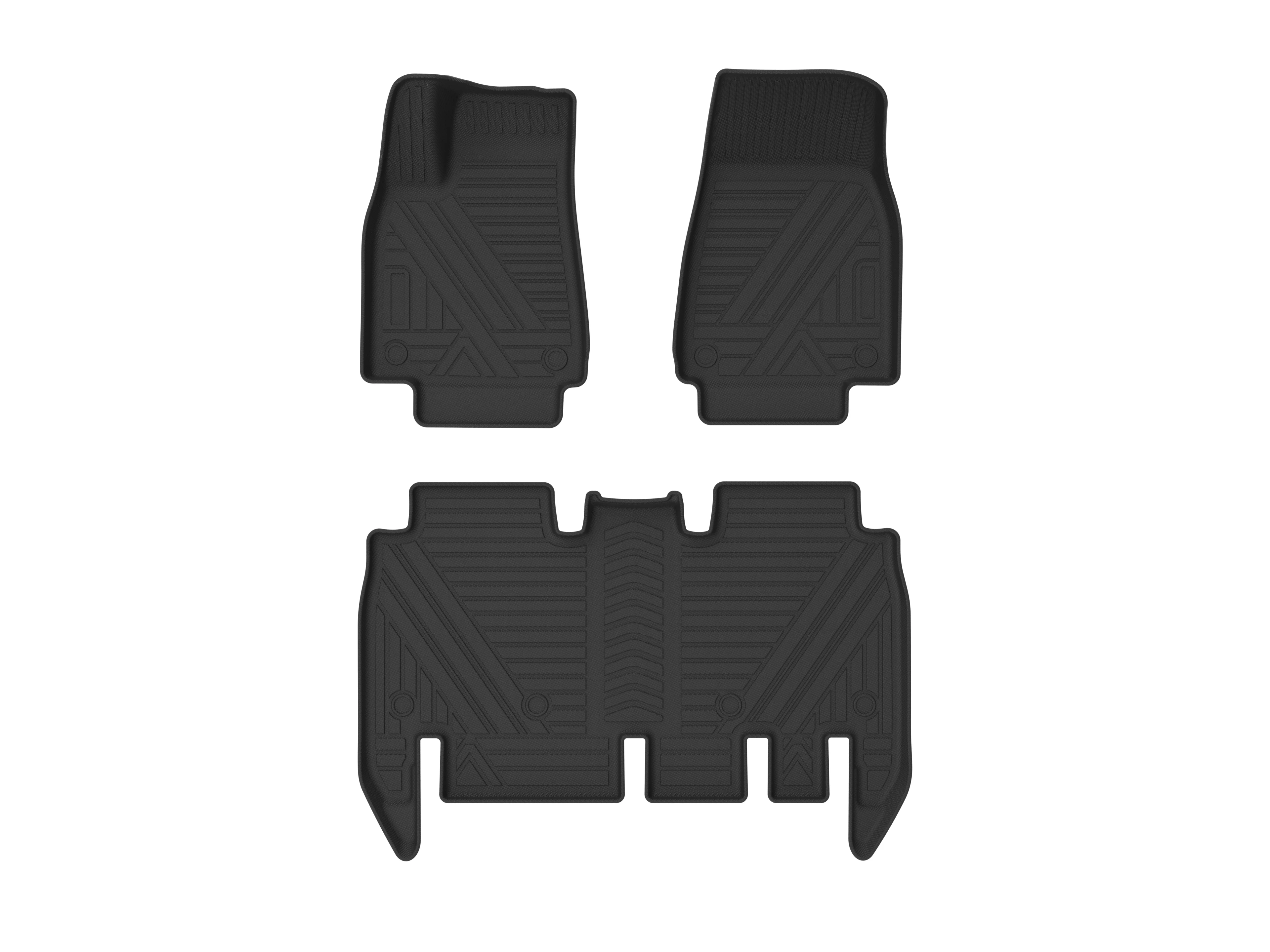 

For tesla Model X 2016 2017 2018 2019 Car Mats Waterproof Rubber Floor Mat Carpet TPE Car Accessories
