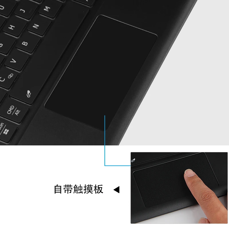 Imagem -04 - Teclado Touchpad sem Fio para Blackview Tablet Russo Espanhol Português 15 13 12 11 10 Tab11 10 Pro