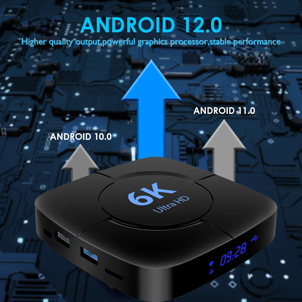 6K Android 10.0 TV BOX 4GB RAM - Home Cinema Google incelemesi ve fiyatı