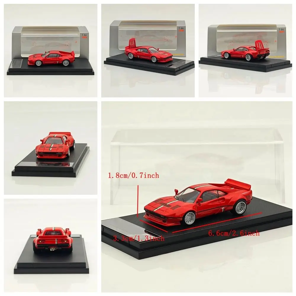 Hone modèle HM 1/64 288 GTO, modèle de sport de course à corps large, Collection de voitures en métal moulé, cadeau automobile, modèles de véhicules jouets