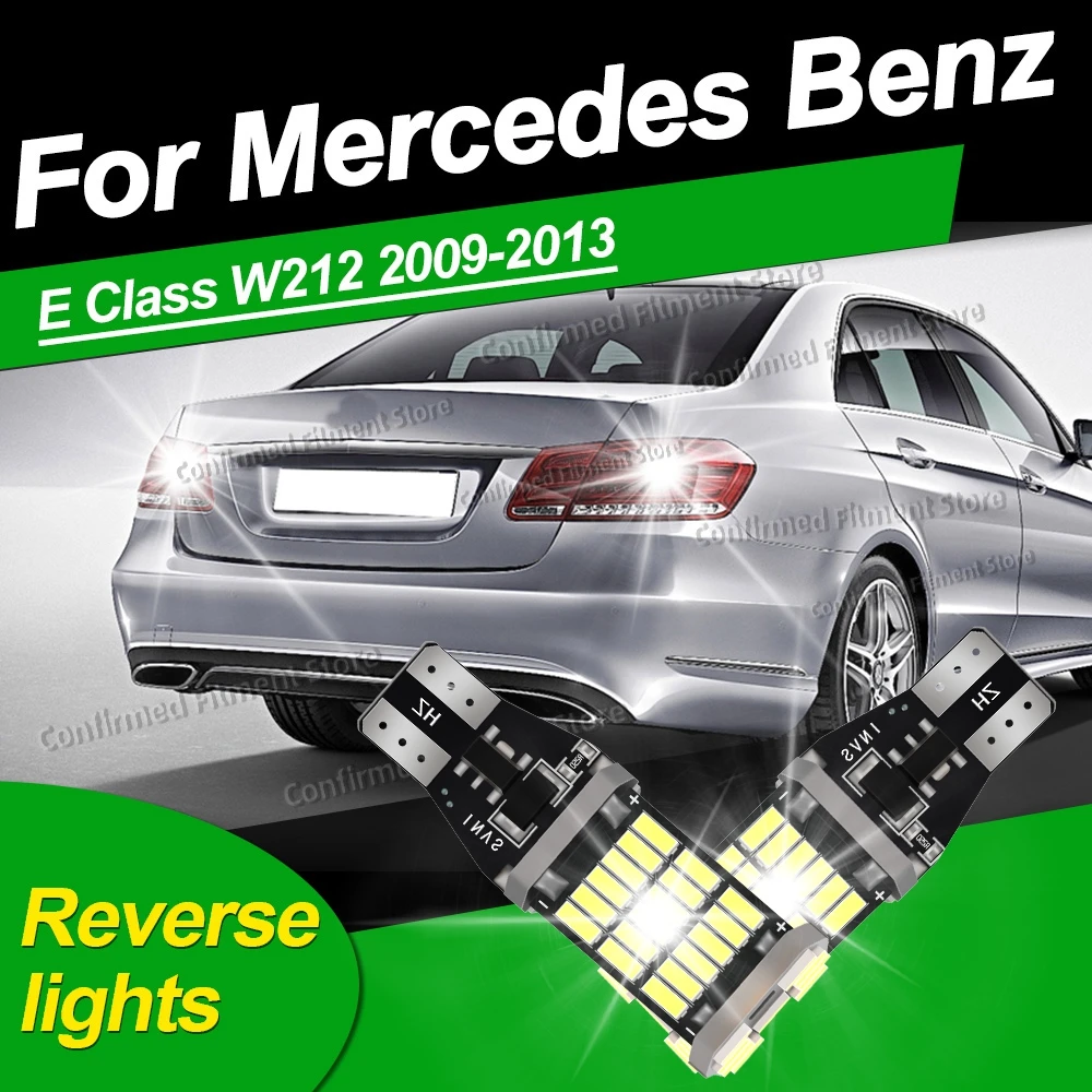 

Светодиодные фонари заднего хода T15 W16W Автомобильная лампа Canbus 4014SMD Chip Plug Play 12 В для Mercedes Benz E Class W212 2009 2010 2011 2012 2013