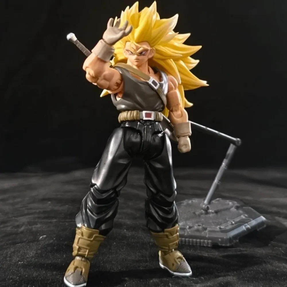 

In Stock NEW SSS Studio Dragon Ball Anime Figure SHF Dragon Son Trunks Figures Ssj3 Super Saiyan 3 Action Figure Toy Model Toy