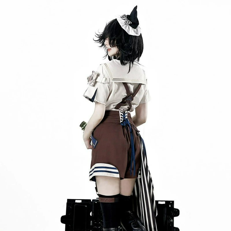 Japanese Vintage Gothic Lolita Shorts Sets Women Sweet Bow Sailor Collar Top Overalls Short Pants Suit Y2k Elegant Prince's Suit