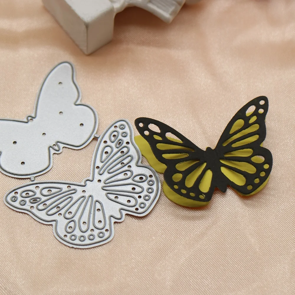 Butterfly Cutting Die Scrapbook Seal DIY Manual Die Home Album Production Dies Cut Blade Punch Stencils Die Templates Craft Mold