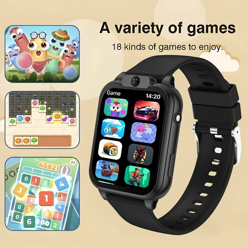 Imagen 2 del producto Nuevo reloj inteligente para niños, 18 juegos variados, monitoreo del sueño, Control de cámara HD, linterna, interacción entre padres e hijos, regalos perfectos