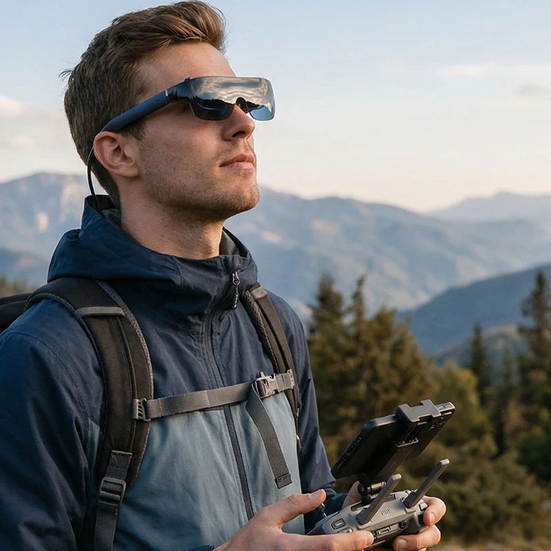 Hidden Ar Glasses With Ar Glasses Private Display 4K Hd Smart Wearable Video Glasses for Travel & Personal Movie Theater