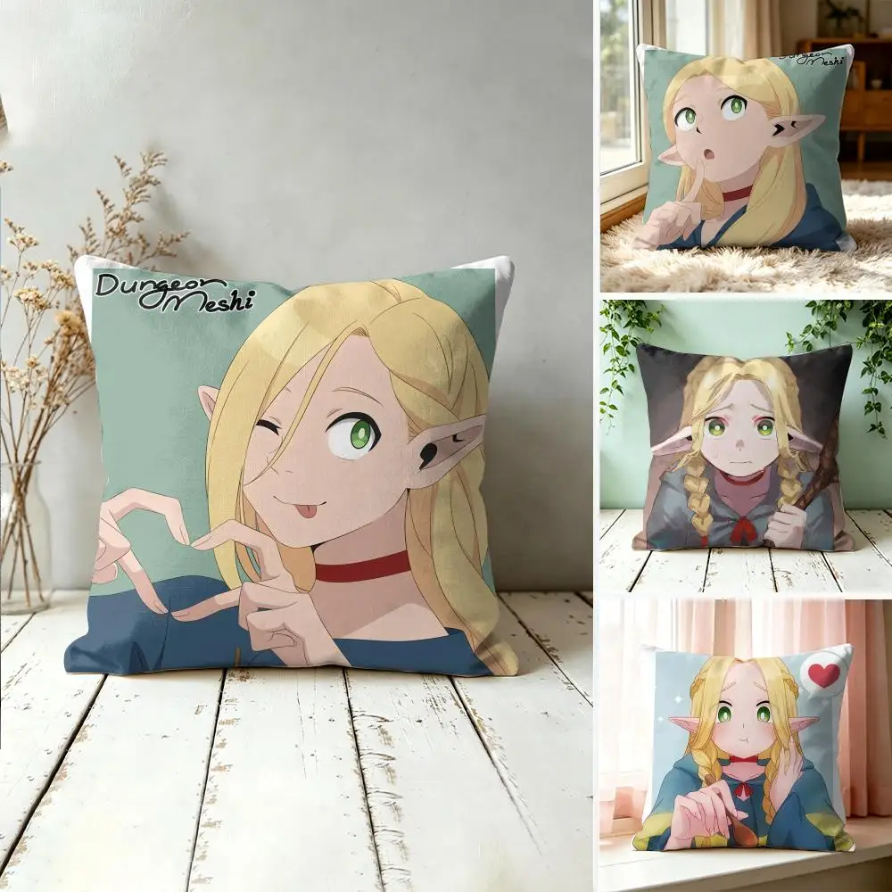 M-Marcille Donato Delicious Dungeon Cushion Cover Square Pillow Bedroom Sofa Leisure Comfort Living Room Home Decoration 40X40