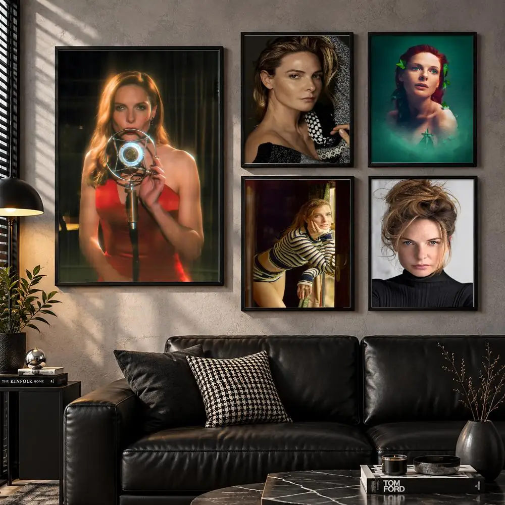 Rebecca Ferguson Swede Screen Portrait Quiet Grace Poster Self-Adhesive Unframed Fashion Wall Prints for Office & Home Decor