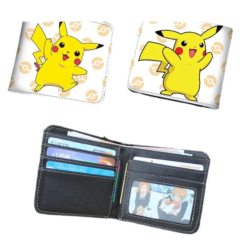 MINISO  Pok é mon Pikachu Pattern Printed Wallet, Women's and Men's Zero Wallet, Colorful Wallet