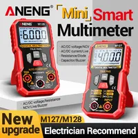 Digital Multimeter Tester Automatic 600V AC Voltage current Voltmeter Ammeter 6000 count NCV Resistance Back support frame tools