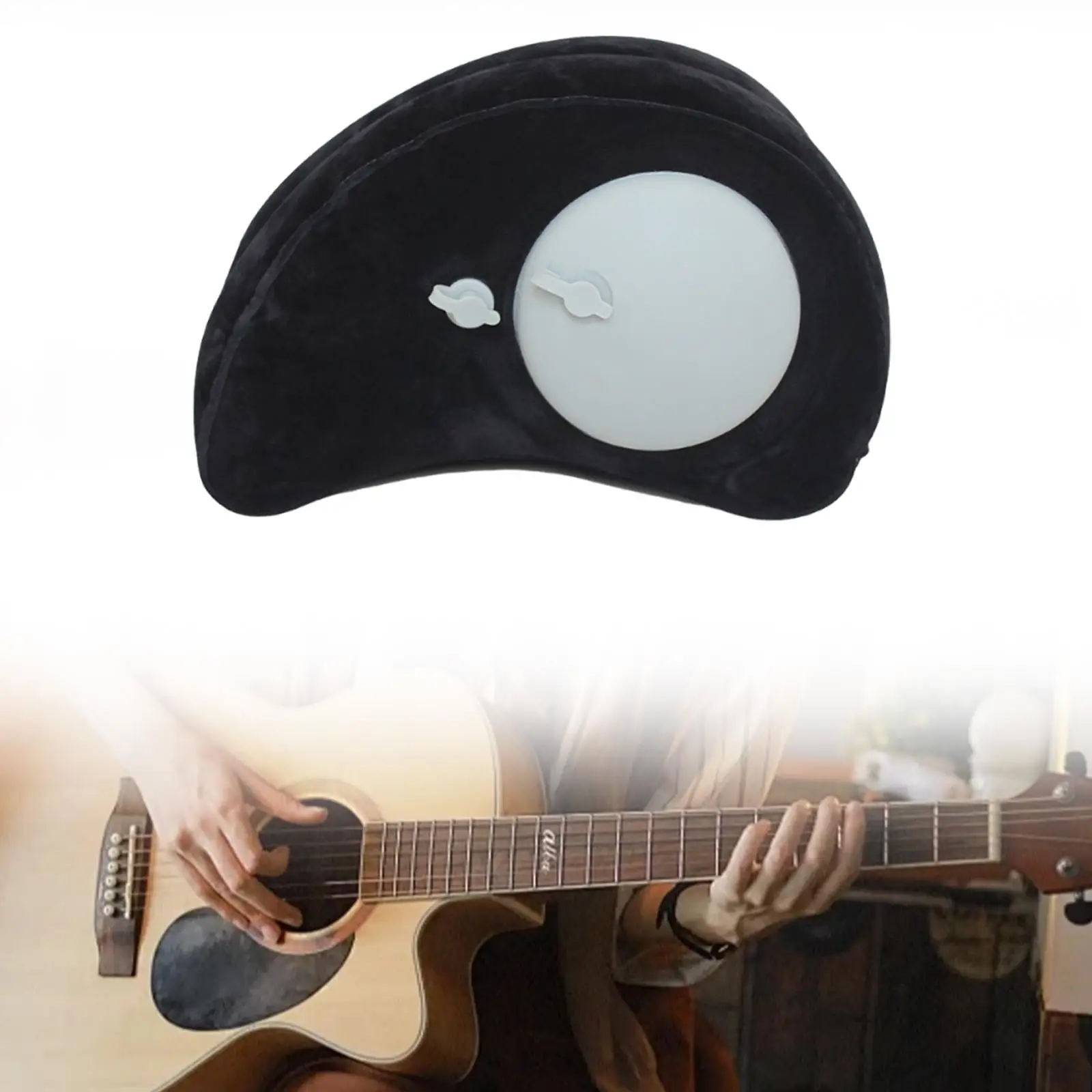 

Guitar Bass Cushion Inflatable Versatile Soft Comfortable Easy to Clean Guitar Leg Pad for Player Guitarist Classical Acoustic