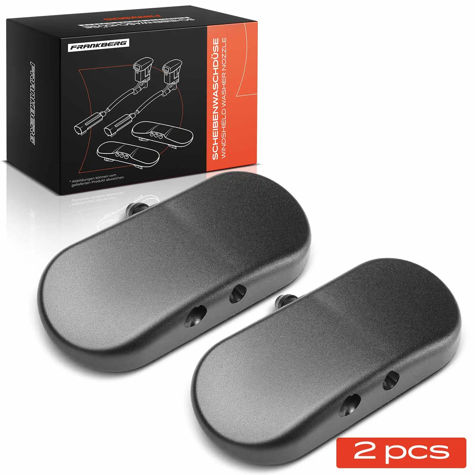 Frankberg 2x Wassen Watermondstuk Sproeikop links rechts voor Audi A3 8PA A4 8E 8H A2 8Z0 8E0955988C