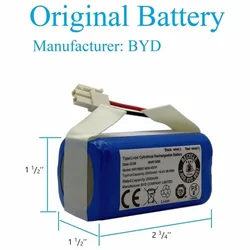 Oryginalna bateria litowa 14.8V 2600mah dla ILIFE A4 A4s V7 A6 V7s Plus odkurzacz Robot bateria M26-4S1P INR18650