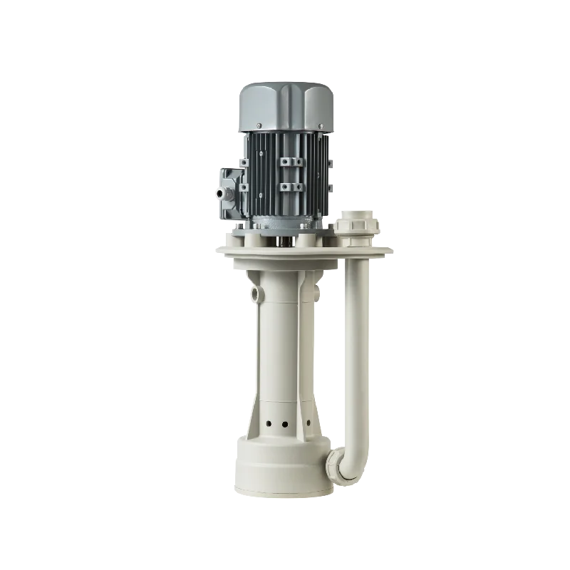 Factory Outlet 1.5kw Chemical-Resistant Pump Vertical Submerged Centrifugal Plastic Pump for Industrial Equipment