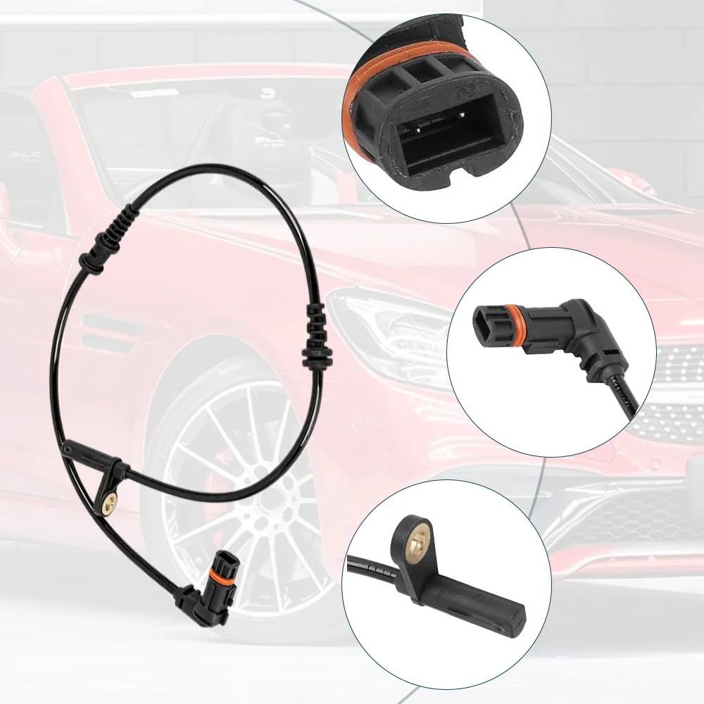 For Mercedes-Benz SLC300 SLC43 2017-2019 / SLK350 SLK55 2012-2016 Front ABS Wheel Speed Sensor 1725400017, A1729056101 5