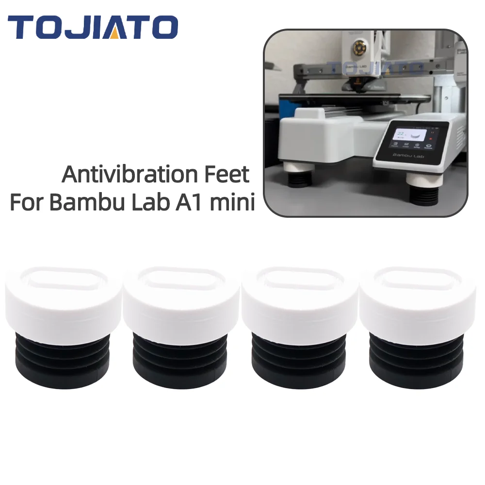 For Bambu Lab A1 Mini 3D Printer Anti Vibration Feet Pad Anti-slip  Anti-Shock Dust-proof Rubber Foot Pad for 3D Printer Parts