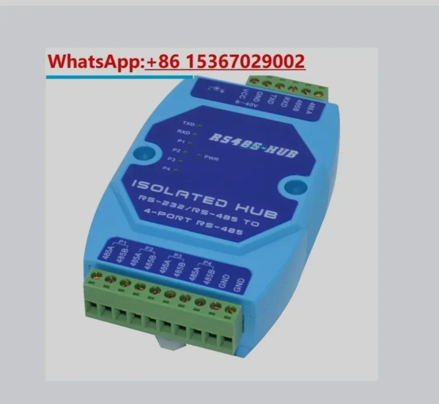 

Industrial-grade photoelectric isolation 4-way RS485 hub sharing device 485 splitter 485hub 1 in 4 out
