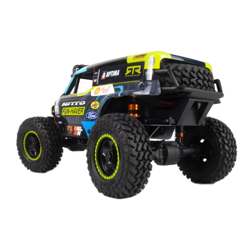 HPI 1/18 RC ไฟฟ้าสี่ล้อไดรฟ์รถปีนเขา Venture18 U4 FORD BRONCO 4400 แปรงหรือรีโมทคอนโทรลไร้แปรงของเล่นเด็ก