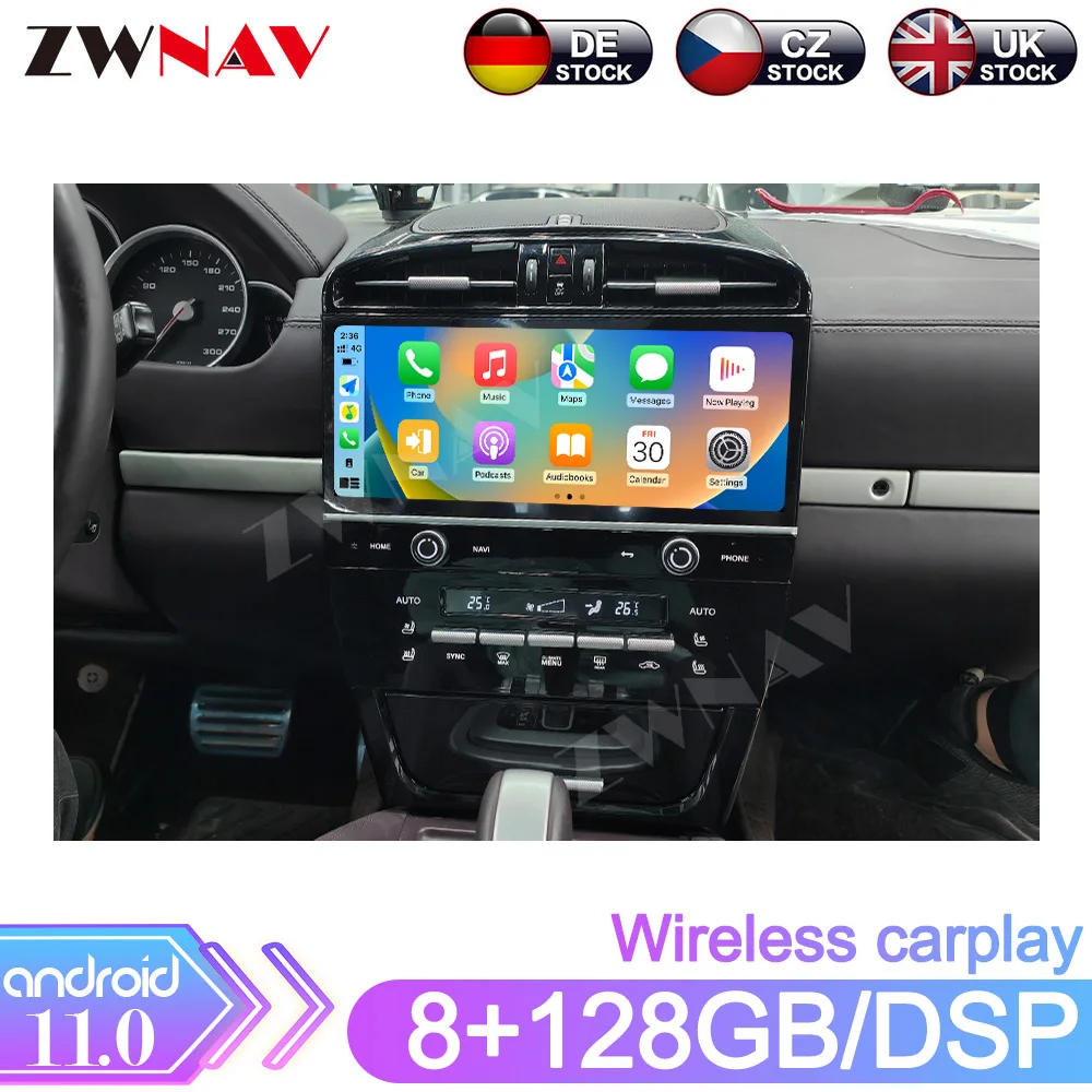 Android 13 Car Radio Multimedia Video Player For Porsche Cayenne 2003 - 2008 Stereo Navigation GPS Carplay RDS FM 360 Camera