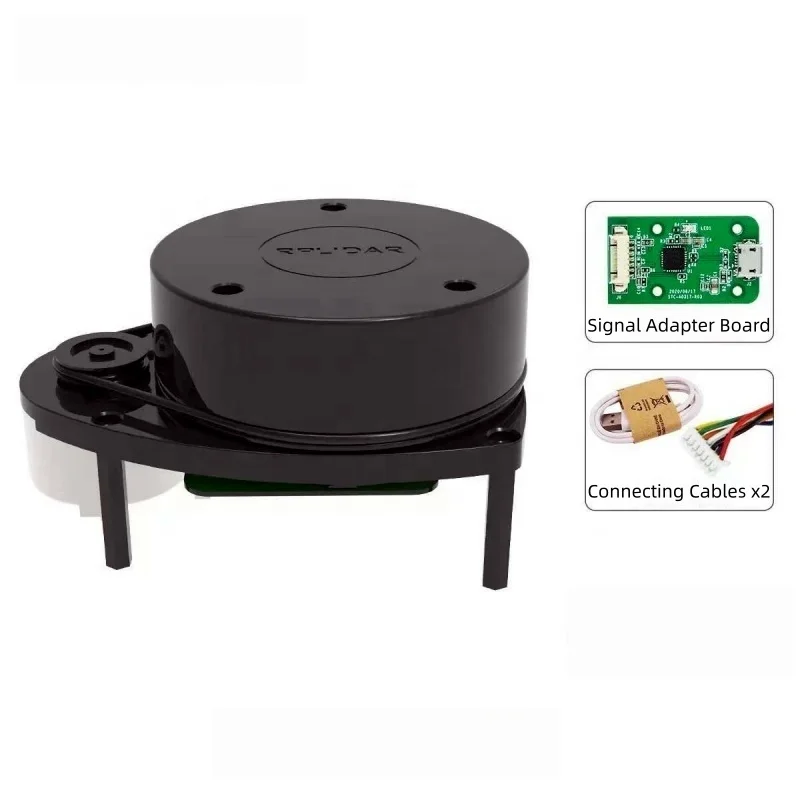 SLAMTEC RPLIDAR A1M8 360° 2D LiDAR Laser Scanner 12m Range for AGV AMR Robot Navigation SLAM Mapping Obstacle Detection