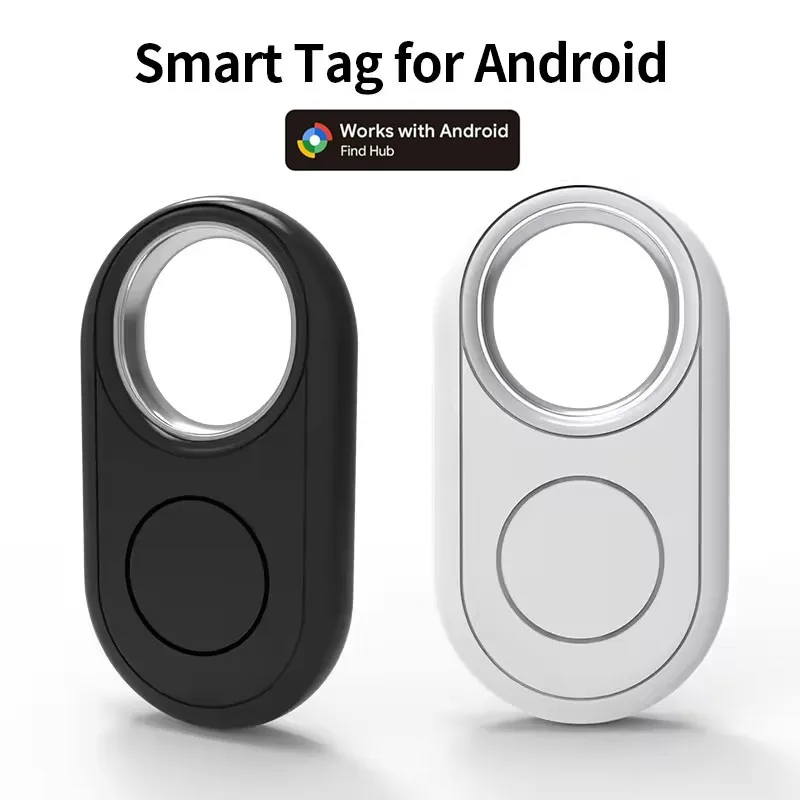 Air Tracker Tags Android Bluetooth Smart Tag Works with Google Find Hub App Tracking Locator Device Item Finder for Keys Bag