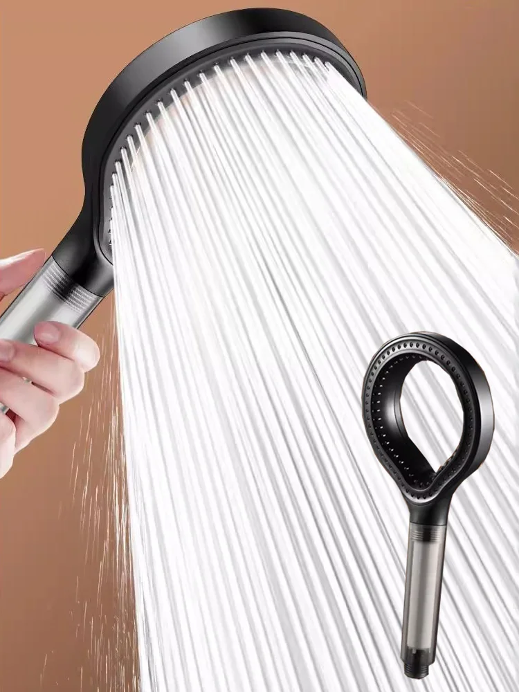 

Душевая насадка высокого давления с фильтром, ручная насадка для душа под давлением воздуха, удаление ржавчины в песке, Эко-душ, аксессуары для ванной комнаты