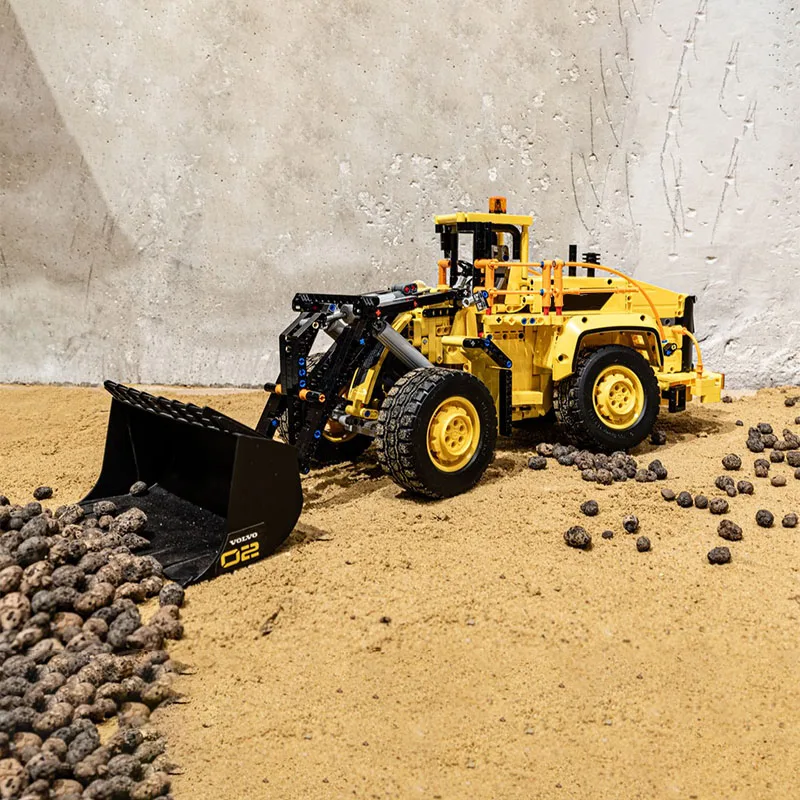 스피드 레이싱 카 모델 MOC 빌딩 블록 L350F 휠 로더 트럭 모듈형 기술 어린이 휴일 선물 조립 장난감 세트