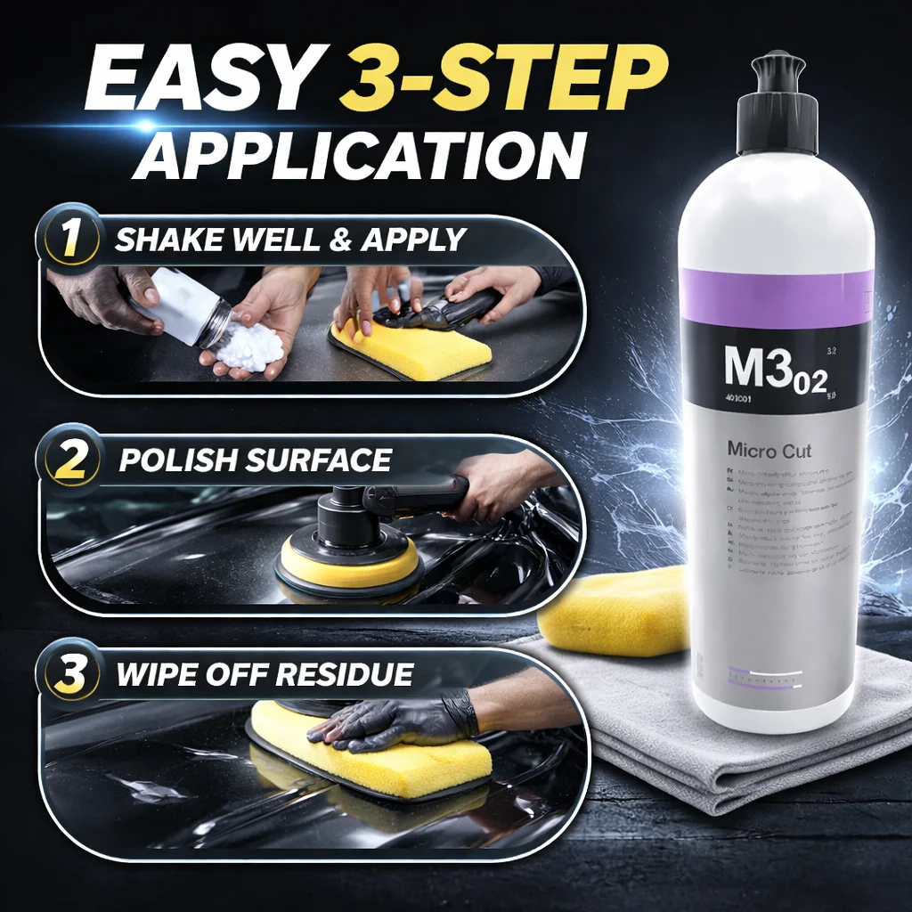 Micro Cut M3.02– Professional Car Paint Polishing for Mirror Finish