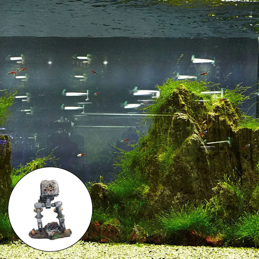 

1 шт. Реалистичная декорация для аквариума: пещера-укрытие для рыб и креветок из смолы, для пресноводных и морских аквариумов, для создания живописного акваскейпинга