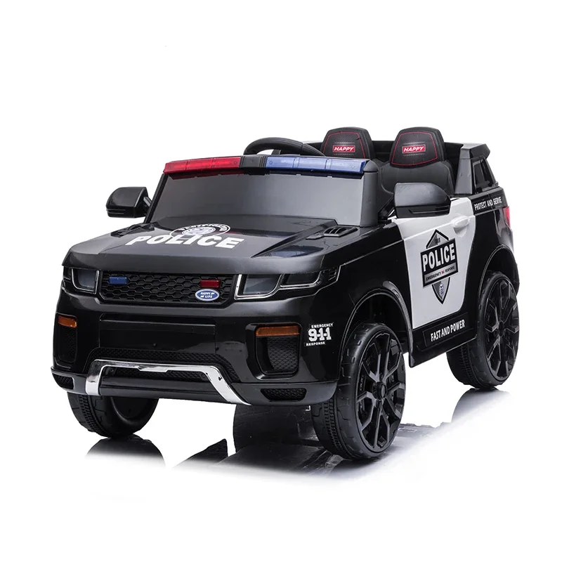 12V4.5AH Children Electric Police Rechargeable Car With Remote Control And LED Lights