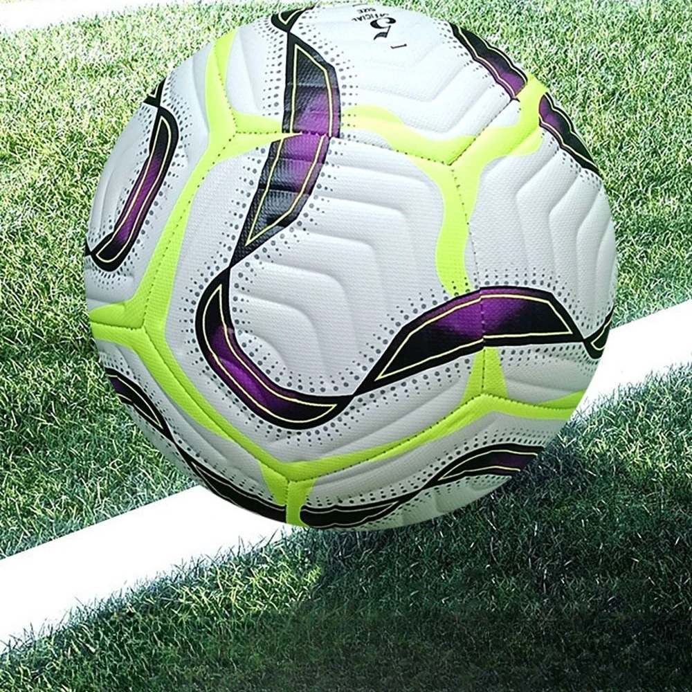 كرة قدم احترافية مقاس 5 كرات دوري رسمية للبالغين للرجال والنساء للتدريب الرياضي في الهواء الطلق كرة قدم سميكة للفريق