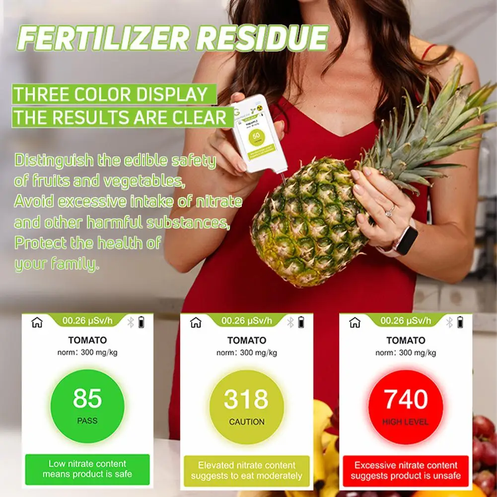 Greenest6T Capacitive Screen Vegetable, Fruit, Flesh, Fish, Nitrate Food, Water Quality And Environmental Safety 