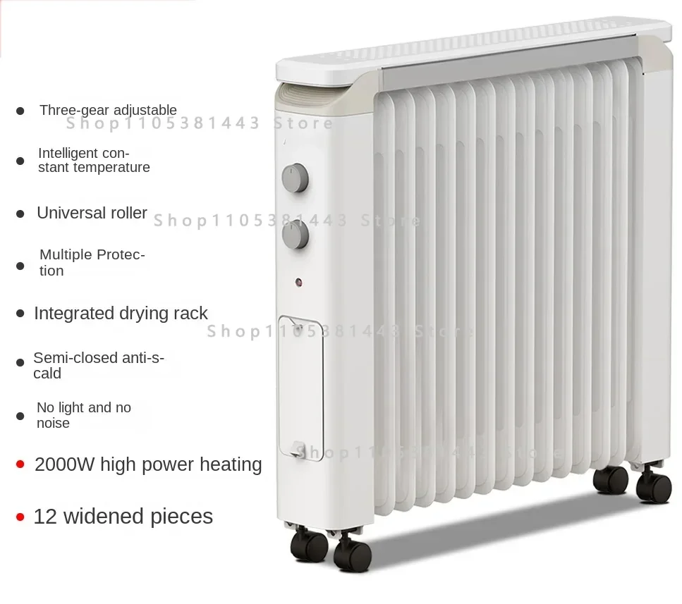 Household Energy-saving, Whole House Heating, Electric Heater, Office Heater, Magic Appliance, Electri Large Upgrade Oil Heater