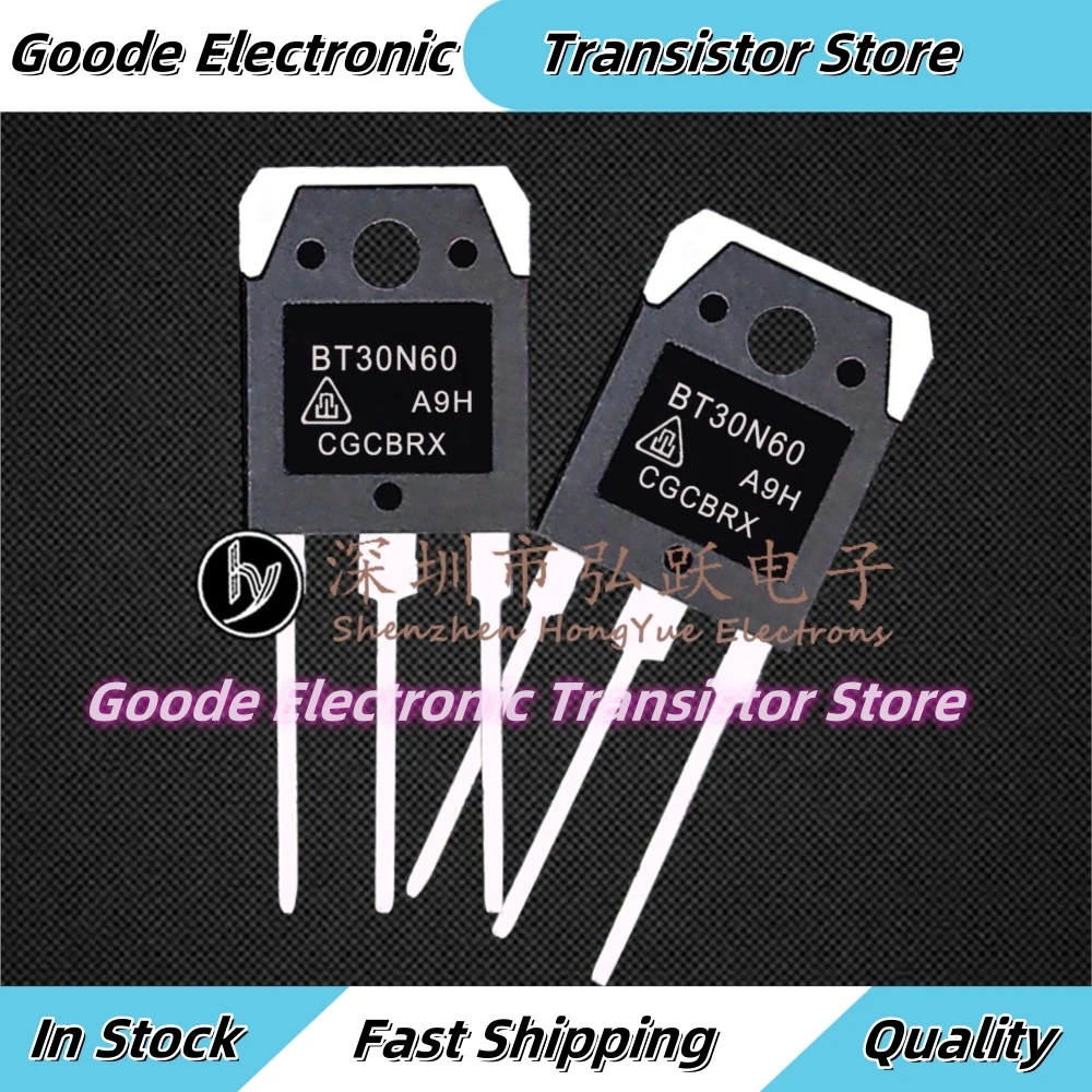 10PCS BT30N60 BT30N60ANF  TO-3P 600V30A   Fast Shipping Best Quality 