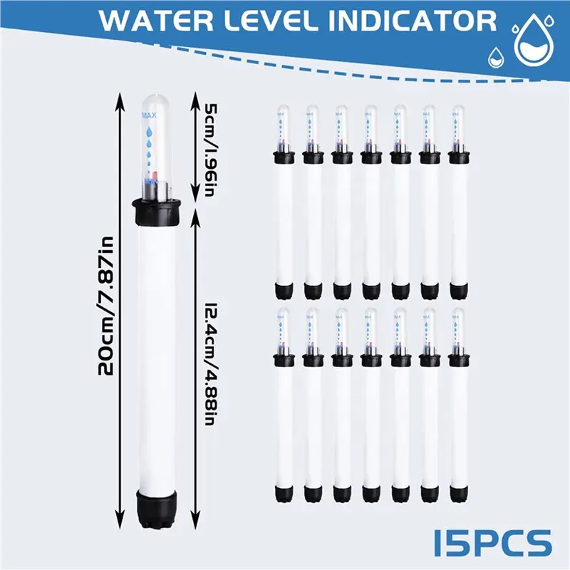 VOFUN-Moisture Meter Plants Watering Indicator,45Pcs Moisture Meter Plants, Water Level Indicator Plants, Soil Moisture Meter