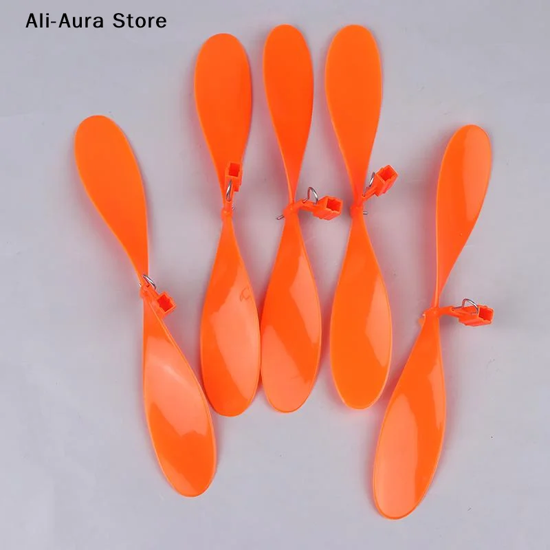 10Pcs 180mm Rubber Band Powered Propeller For Model Aircraft Propeller Supply Student Airplane Spinner