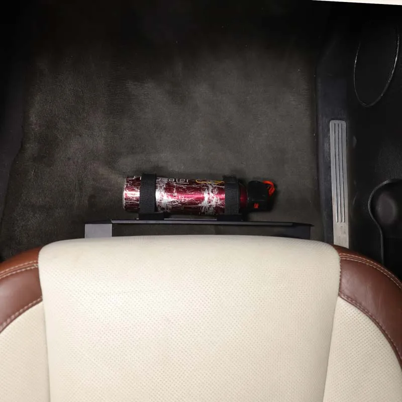 

Suetlcoity For Cadillac Escalade 2007-2014 Car Co-pilot Front Passenger Seat Fire extinguishing bracket Interior Car Accessories