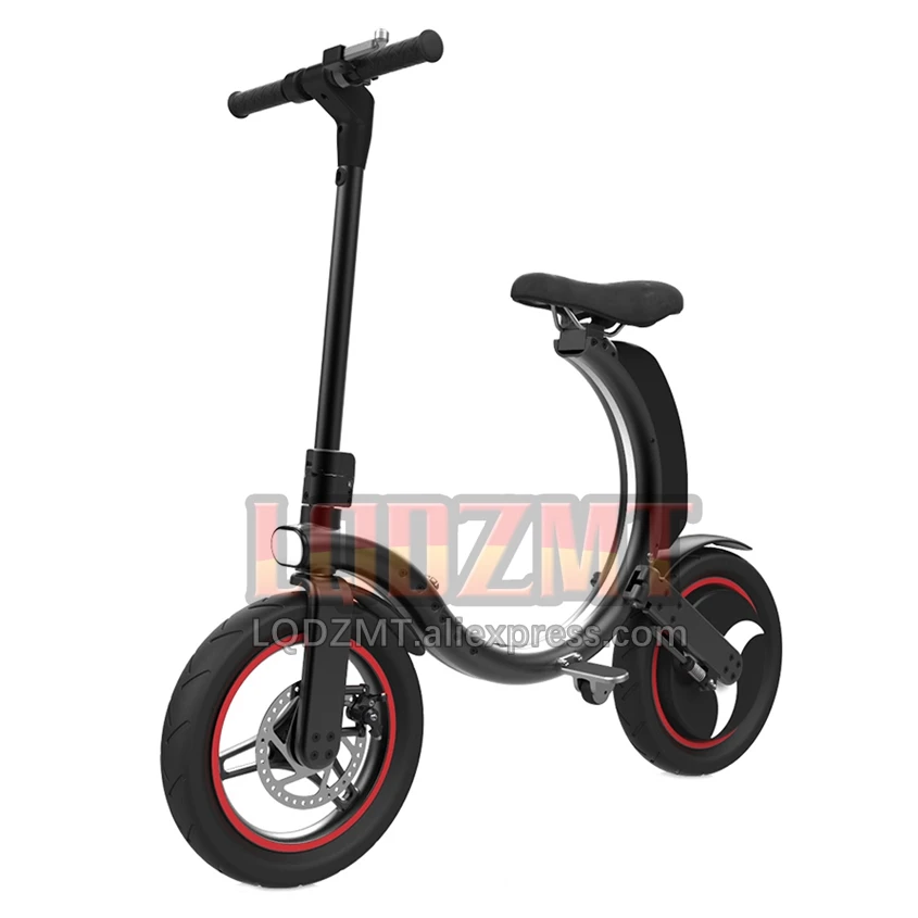 14 inch 450W Electric Folding Bicycle Off-Road ATV Foldable Long Range Safety Powerful Battery Bike For Adults and Kids Scooter