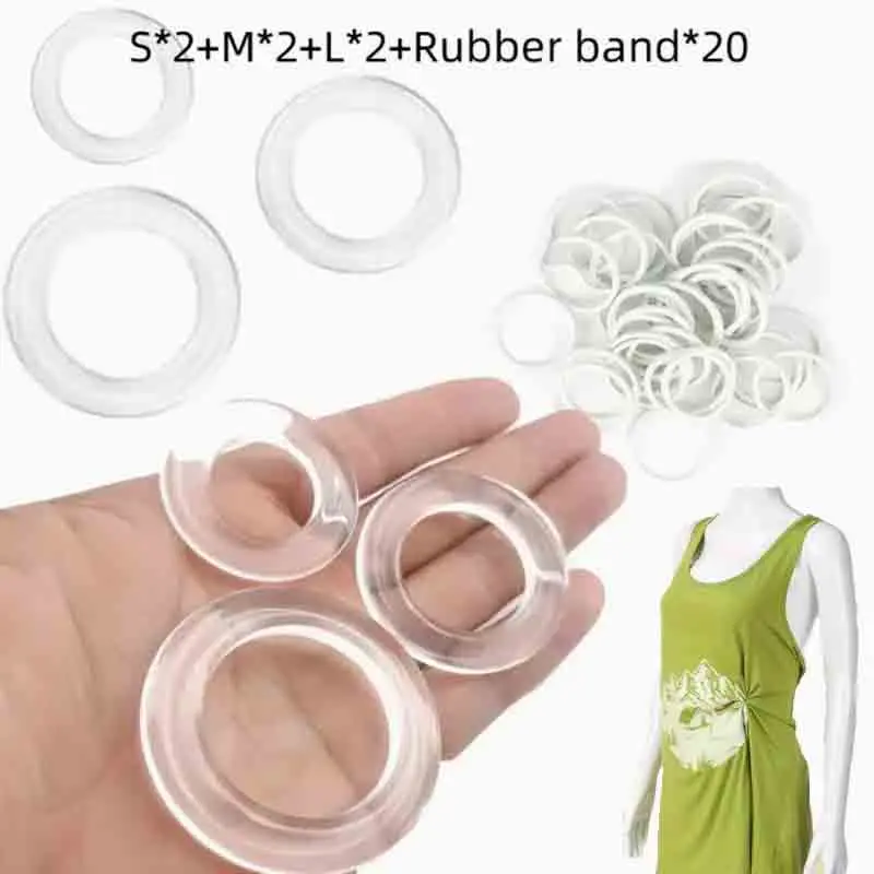 Simple Shirt Clips Dress Clips Back Cinch for Women Hidden Clothes Clips T-Shirt Tie Clips Waist Circular Cincher Clips