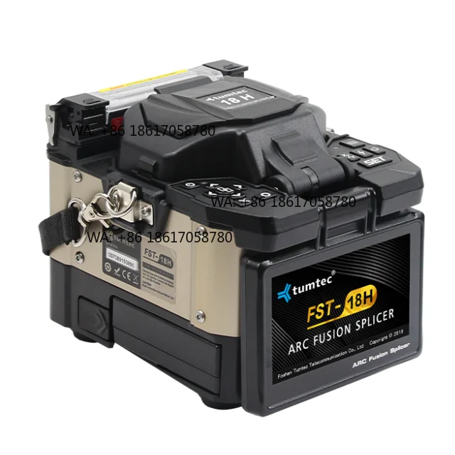 Tumtec FST-18H Fiber Optic  Splicer Cladding Alignment FTTH TCP POE 3G GSM GPRS Network Compatibility Welding Equipment