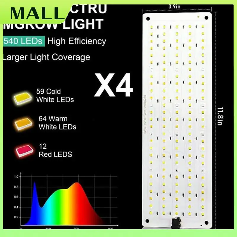 MALL LED Grow Light Full Spectrum Grow Light Indoor Shelf Light LED Fill Light US Plug