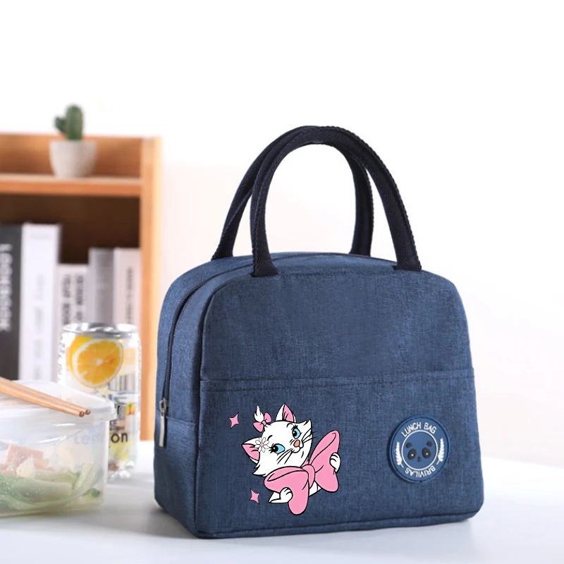 

Cute Disney The Aristocats Marie Cat Women Kids Cooler Bag Thermal Bag Portable Ice Pack Travel Food Container Food Picnic Bags