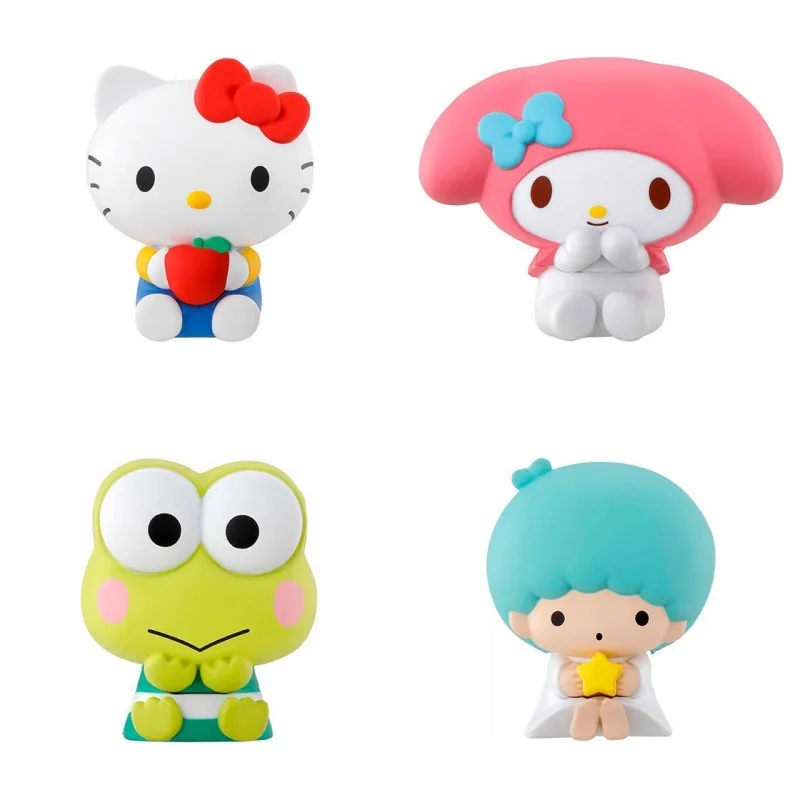 

Bandai Original 5Pcs Gashapon ふぃぐりっぷ Sanrio Characters Toys For Kids Gift Collectible Model Ornaments
