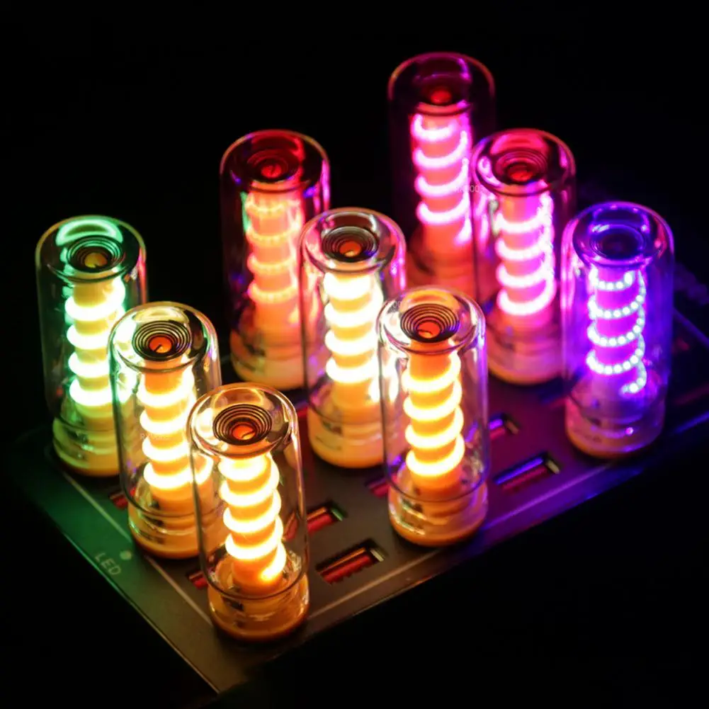 Bombilla amarilla cálida iluminación Mini Camping blanco Cob atmósfera 5v frío Retro Usb Led filamento luz nocturna atenuación coche Dc lámpara táctil