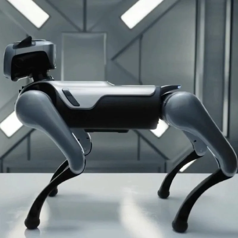 Electronic dog biopic quadruped recognition AI robot mechanical vision mapping