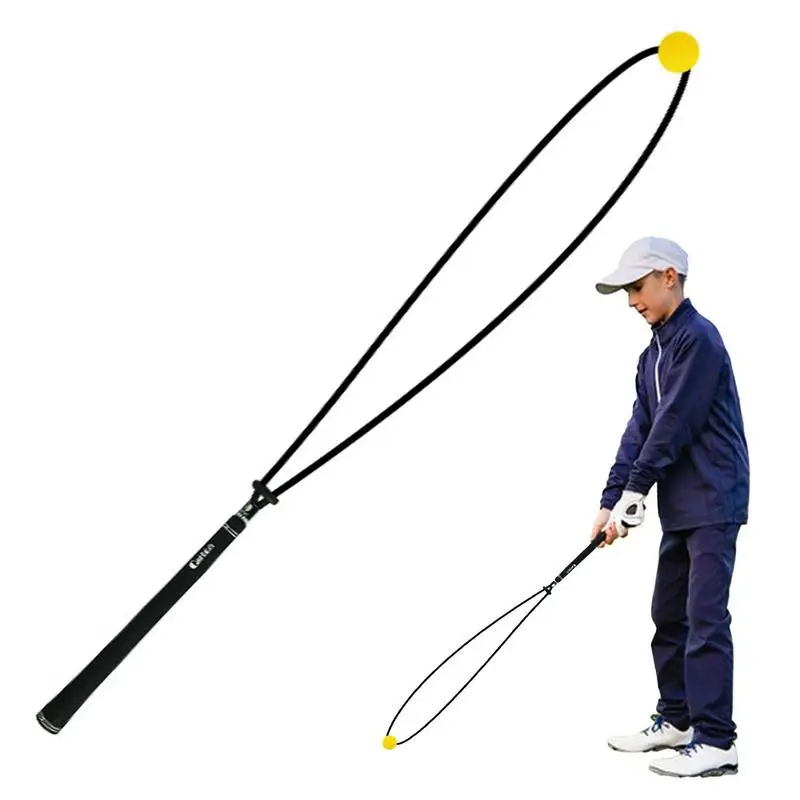 Golf Swing Practice Rope Golf Practice Swing Trainer Adjustable Golf Assistance Exercises Rope Golf Practice Supplies Accessory