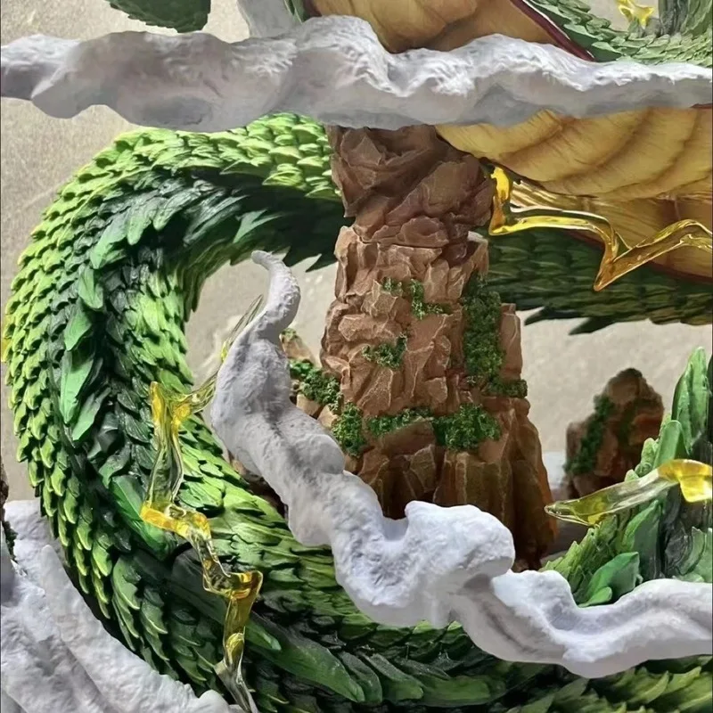 Figura de Dragon Ball de 53cm, figuras de Shenron, figura de Goku y Shenron, estatua de Pvc, modelo de colección de muñecos, adorno, juguetes para niños, regalos